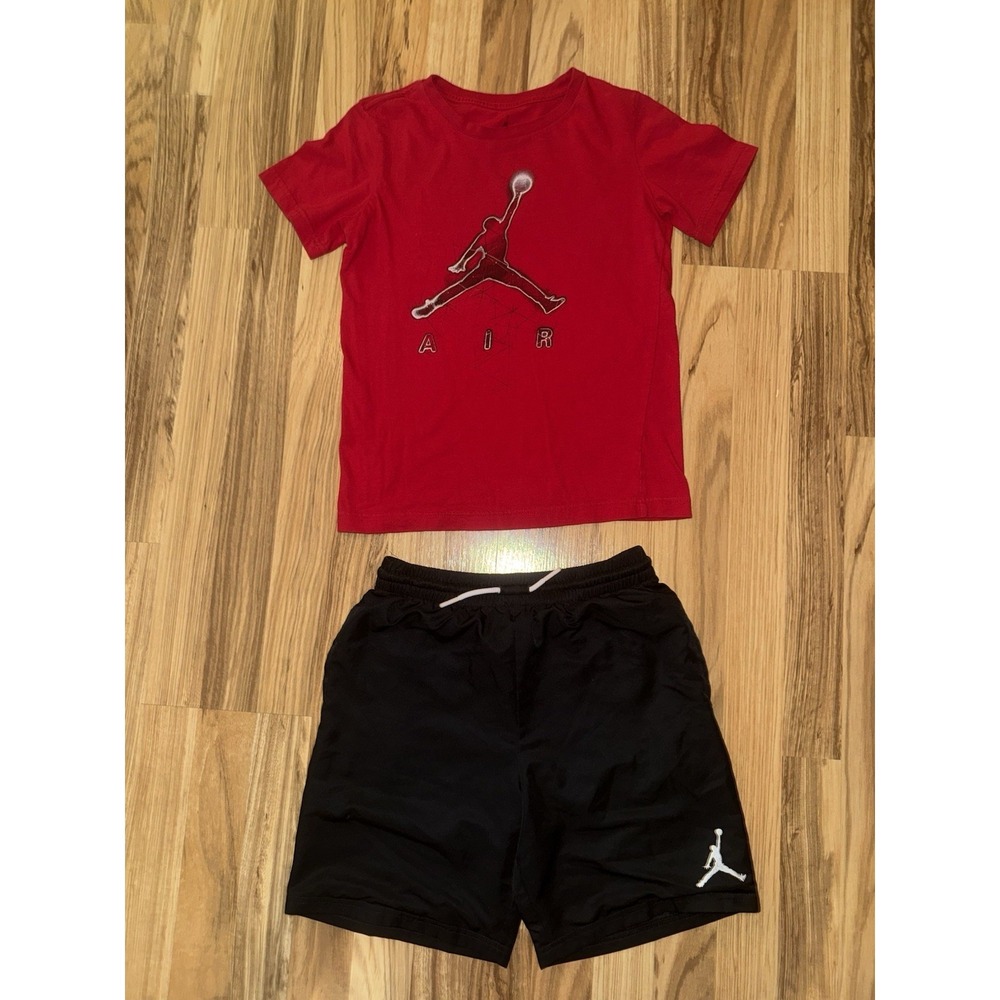 Nike Air Jordan Boys‎ Sz M Medium 10/12 Outfit Shorts T-shirt lot